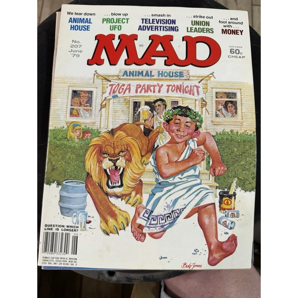 Vintage 1979 MAD Magazines Issues 206-211, Lot of 6‎ comic books